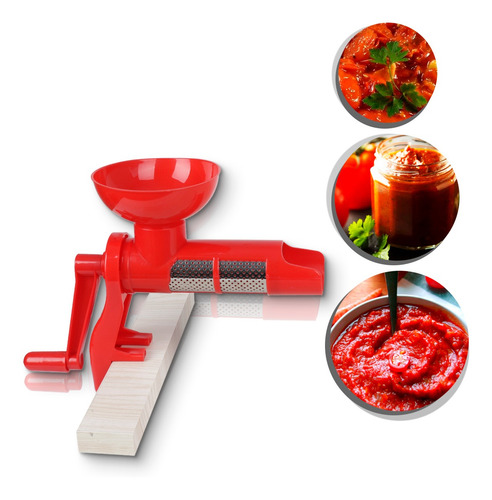 Imagem 2 de 6 de Moedor Manual Para Molho De Tomate Caseiro Ud463