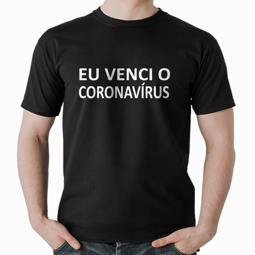  Camiseta Eu Venci O Corona Vírus