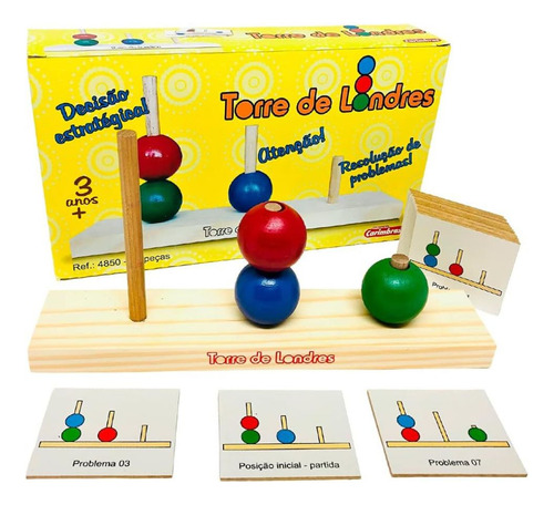 Torre De Londres Em Mdf - Brinquedo De Lógica E Planejamento