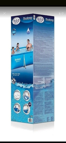 Alberca Rectangular Estructural Bestway 3.00 X 2.01 X 66 Azul