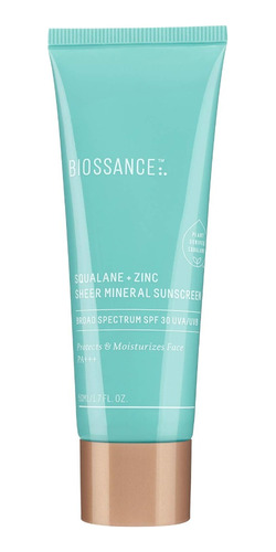 Bloquador Solar, Squalane+zinc Sheer Mineral Sunscreen