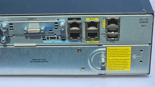 Router Cisco 2911 Ip Base Barato Practicas Ccna Ccnp (Usado)