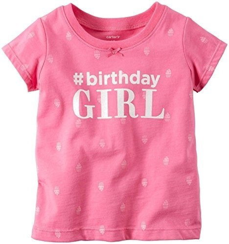 Camiseta De Cumpleaños De La Niña De Carter 119g050