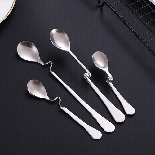 Cucharas De Café Colgantes De 4 Piezas Cucharas De Mermelada