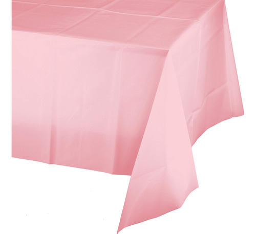 Manteles De Plástico Rosa Clásicos De Creative Converting, 3