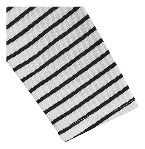 Polera Henry De Manga Larga Para Hombre Top Henry De Rayas H