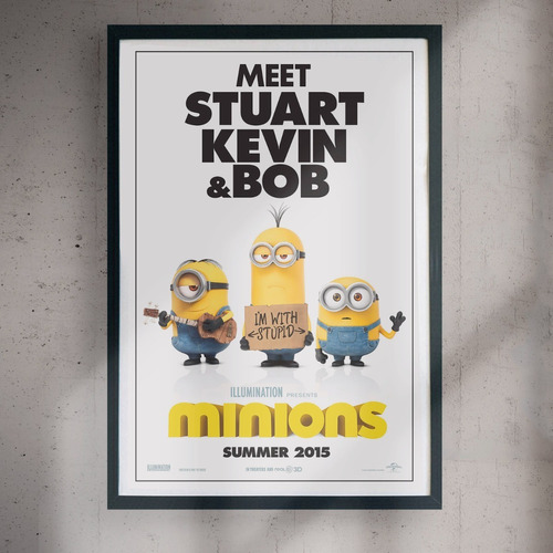 Cuadro 60x40 Peliculas - Minions - Movie Poster