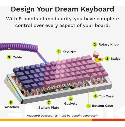 Glorious Gaming Gmmk 3 Pro He: Rapid Trigger Keyboard, Ha...