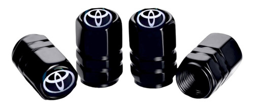 Tapon Valvula De Aire Premium Toyota 4pz Color Negro 