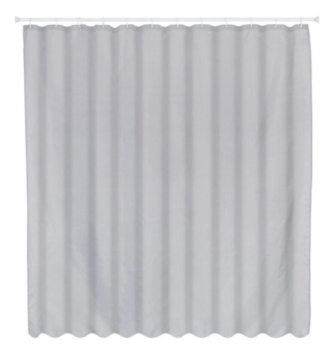 Cortina Para Box Poliéster Cinza 2x1,8m Happy Sensea