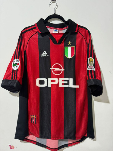 Camisa Milan Centenario 1999-00 Serie A Boban 10 Oficial
