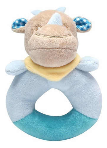 J Juguete Interactivo For Niños Soothing Rino Rattle Ring
