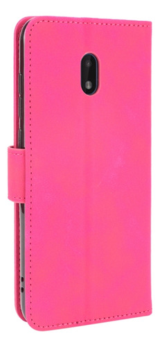 Funda Con Tacto Suave En Color Rojo Rosa For Nokia C1 Plus