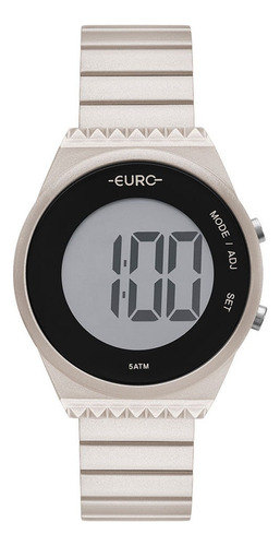 Relógio Euro Feminino Fashion Fit Slim Champanhe - Eubjt016a