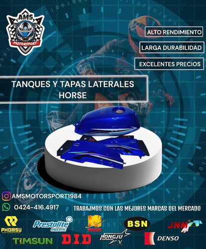 Tanque De Gasolina Y Tapas Laterales Horse