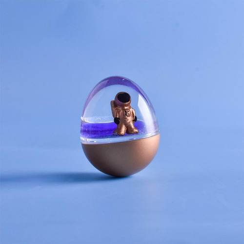 Cute Spaceman Quicksand Tumbler Wobbler Adorna Juguetes De