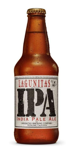 Imagem 1 de 2 de Cerveja Lagunitas Ipa Garrafa 355ml
