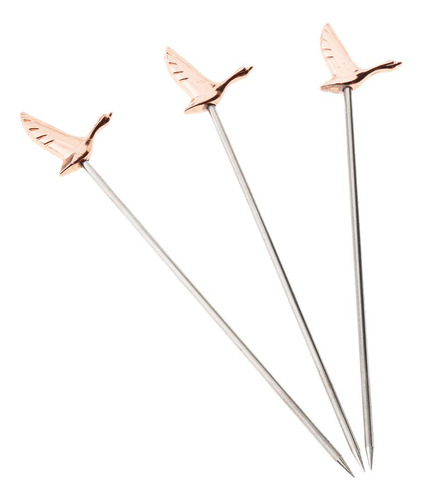 6 Piezas De Material Acero Swizzle Sticks Bar Cafe Cóctel