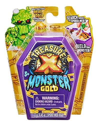 Treasure X Monster Gold Mini Monstruos Con Spider Web Ooze