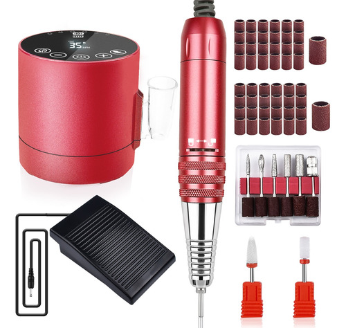 Pulidora De Uñas Drill Profesional Taladro De Uñas 35000rpm