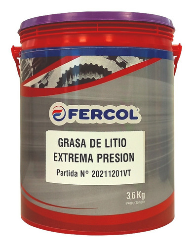 Grasa De Litio Extrema Presion X 3.6 Kg Para Engrase