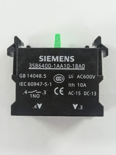 Contato Auxiliar 3sb6400-1aa10-1ba0 1na - Siemens