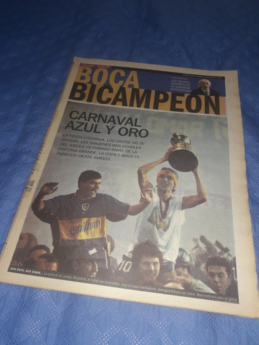 Clarin Deportivo - Boca Campeon Libertadores 2001 - Bicamp