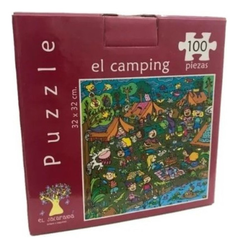 Rompecabezas 100 Piezas El Camping - El Jacarandá Juegos