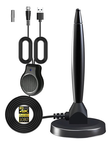 2 Pack Combo Antena Digital Smart + Tv Box | Cv Directo Negro