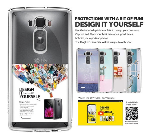 Case Ringke Para LG G Flex 2 Transparente + Mica Protectora
