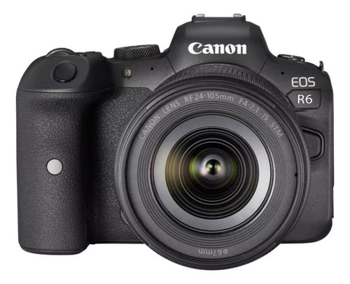Canon EOS R6 mirrorless cor preto