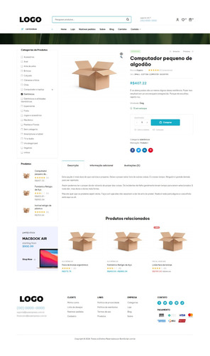 Template Loja Virtual Pronta Para Vender