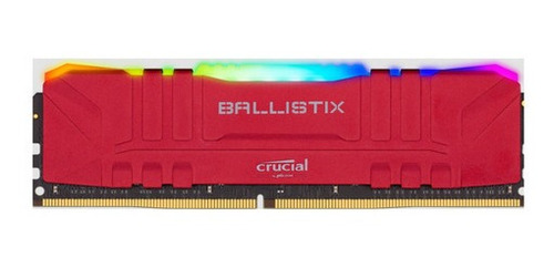 Ballistix Memoria Gamer Ram Para Pc 8gb Ddr4 3200 Red Rgb