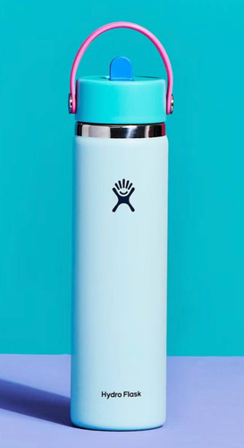 Termo Hydro Flask 24 Oz Con Tapa De Popote Flexible Agua