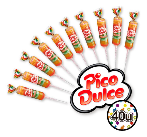 Imagen 3 de 10 de Golosinas Cumpleaños 40 Chicos Oferta - Combo 015 - Lollipop