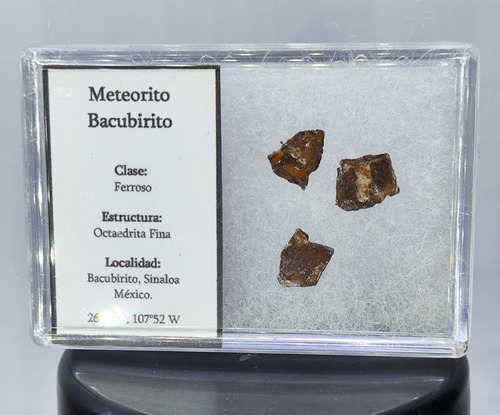 Mineral Raro Lotes Meteorito Bacubirito Octaedrita Autentica (Usado)