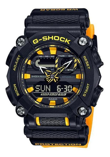 Relógio G-shock Coleção Herói 2020 Amarelo Ga-900a-1a9dr