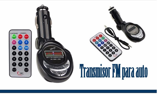 Transmisor Fm Para Carro Aux Usb Vr-012 Kd-200