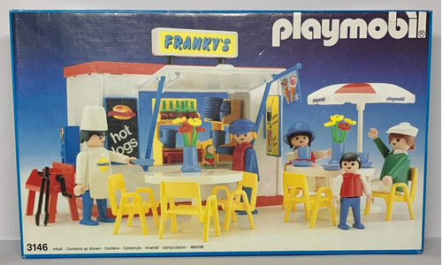 Playmobil 3146 Kiosko Franky's De 1986 Con Caja Rtrmx