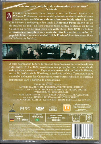 Imagem 2 de 2 de Dvd Lutero E A Reforma Protestante - Versatil Bonellihq L19