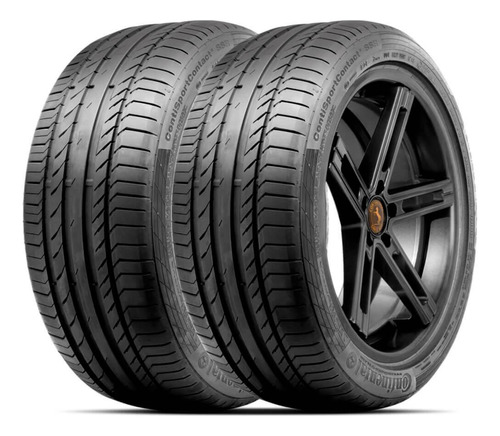 Kit 2 Pneu Continental Aro 18 255/45r18 99w Sport Contact 5