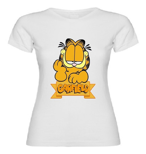 Camiseta Garfield Para Mujer Camiseta Para Mujer Garfield