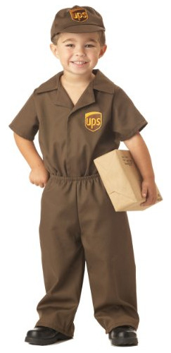 Disfraz De Ups Guy Boy, Grande (4-6), Un Color.