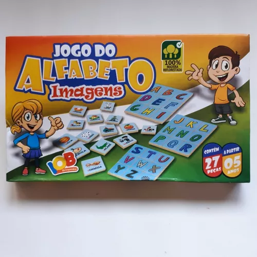 Jogo Educativo 27 Peças Jogo do Alfabeto Imagens