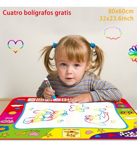 Tapete Estera De Dibujo Agua Tablero Mágico Doodle Mat