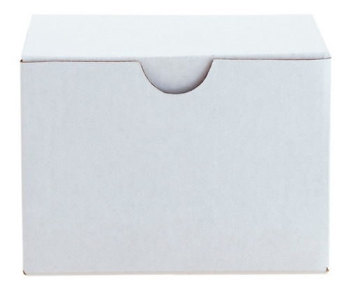 100 Cajas Cartón Micro Corrugado 9x8x7 Armable Para S Color Blanco