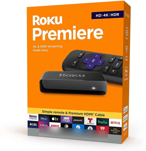Imagen 1 de 2 de  Roku Premiere 4k Hdr Smart Tv Streaming C/ Control Ade