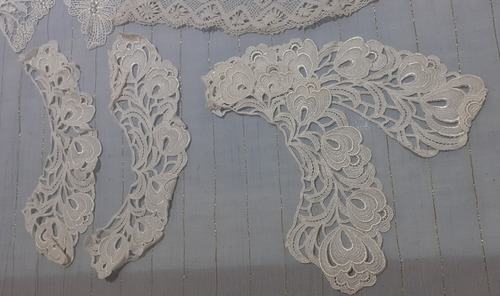 Antiguos Cuellos Para Vestidos O Blusas (lote De 4) (Usado)