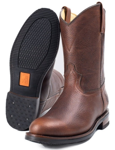 Bota Roper Para Hombre De Alta Calidad Marca 7 Leguas Ocre | Mercado Libre