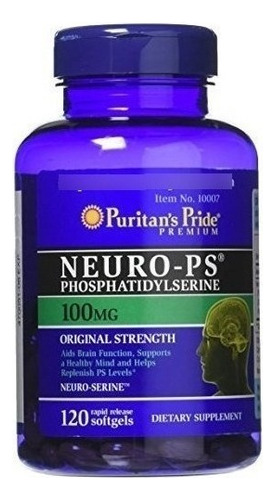 Neuro Ps  Funcion Cerebral Natural 100 Mg 120 Capsulas